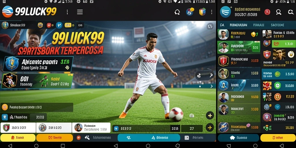 Tampilan gameplay menarik dari aplikasi Sportsbook 99LUCK99.