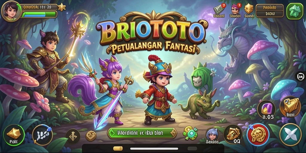 Tampilan menarik dari gameplay BRIOTOTO yang memukau.