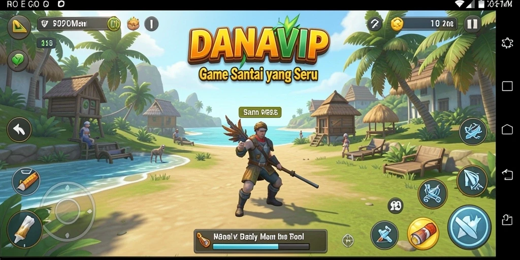 Tampilan seru dari gameplay DANAVIP yang mengasyikkan.