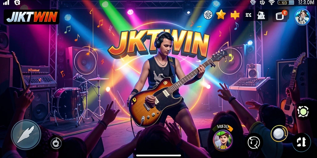 Tampilan gameplay JKTWIN yang seru dan interaktif.