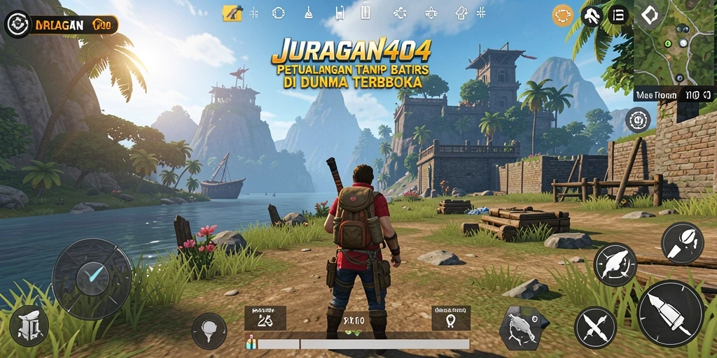 Menampilkan gameplay seru dan eksplorasi dunia terbuka di JURAGAN404.