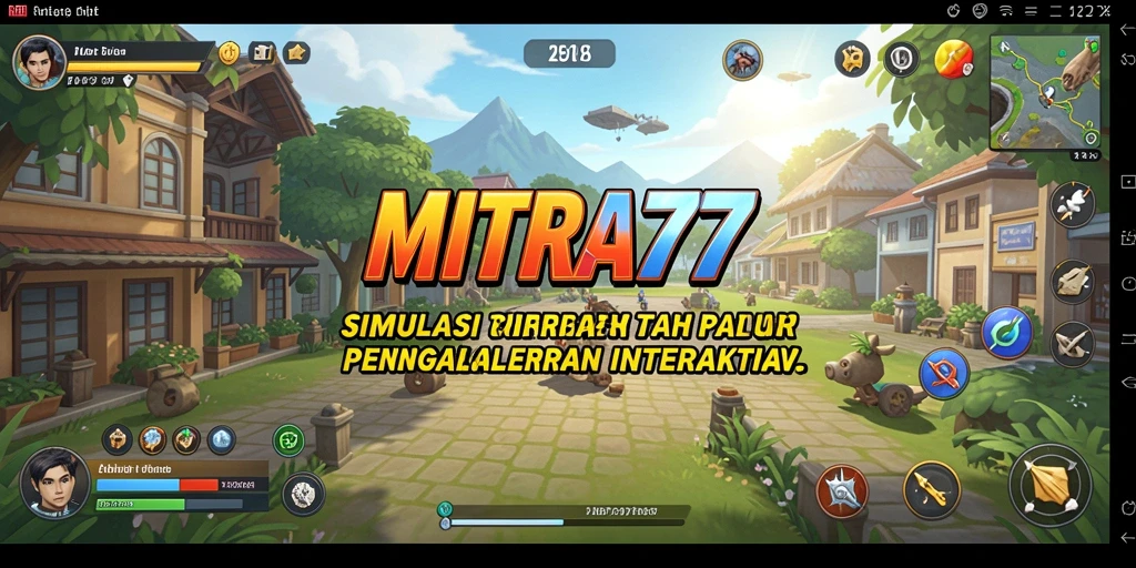 Screenshot tampilan gameplay menarik dari MITRA77.