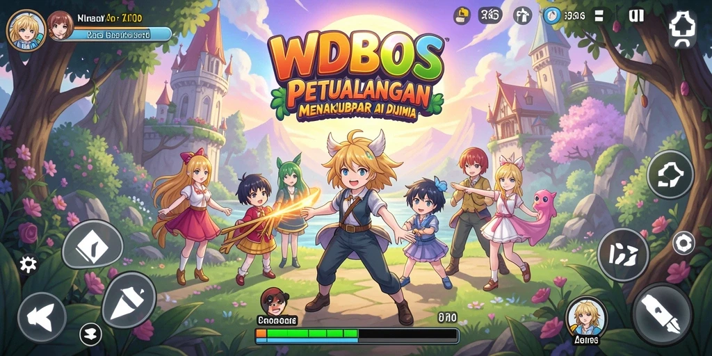 Tampilan menakjubkan dari gameplay WDBOS di dunia anime.