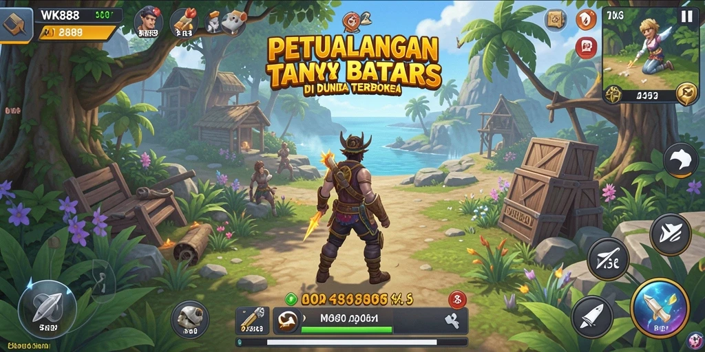 Gameplay WK888 yang memukau dalam dunia terbuka.